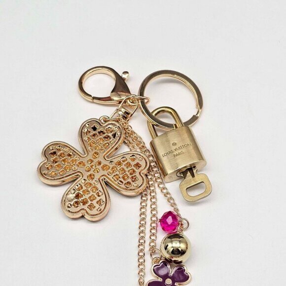 Authentic Louis Vuitton Lock & Key with unbranded Bagcharm, Keycharm, Keychain - Picture 11 of 12